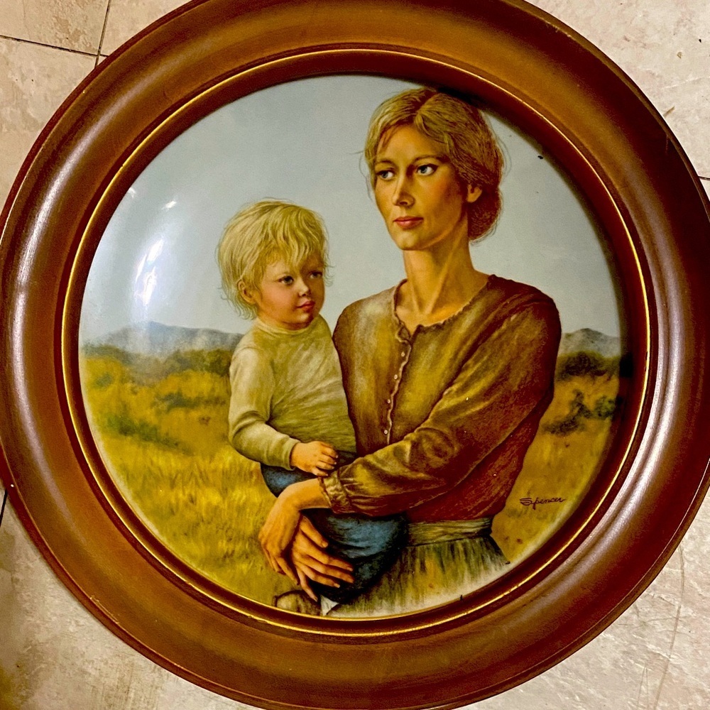 PROMISES TO KEEP by IRENE SPENCER 1975 LIMITED EDITION GORHAM FINE CHINA PLATE